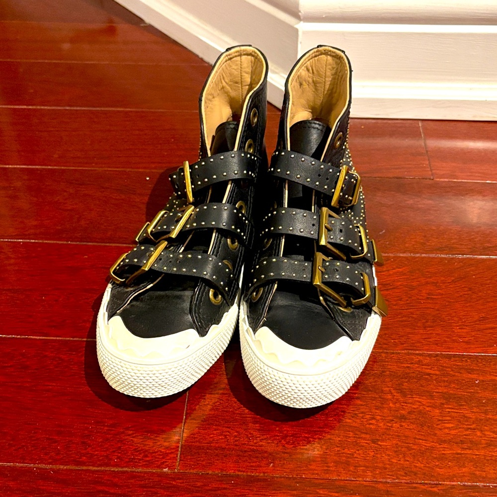 Chloé Kyle studded high top sneakers